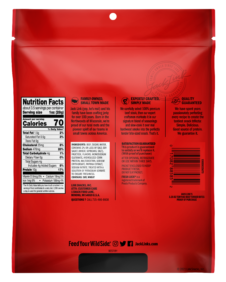 Teriyaki Beef Tender Bites